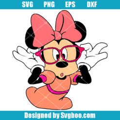 Minnie Mouse Glasses Svg