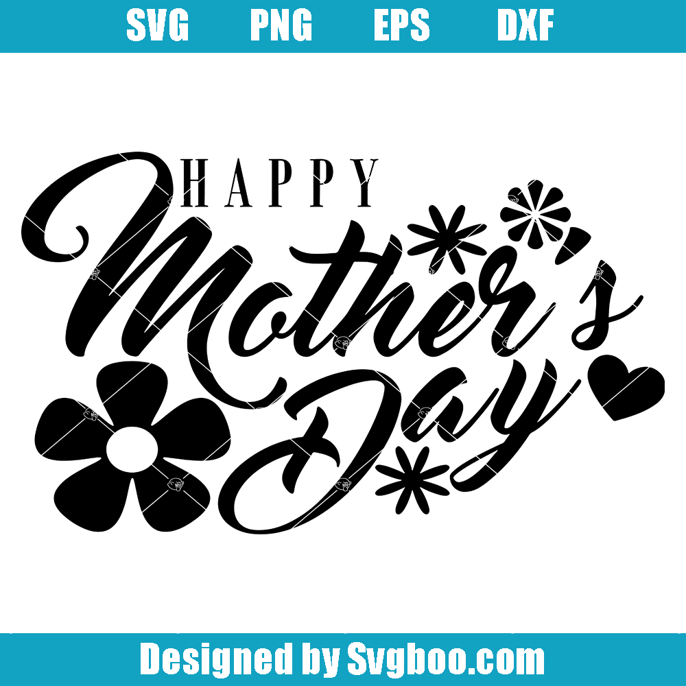 Mommy Flowers Svg, Happy Mother's Day Svg, Mama Svg, Mom Svg