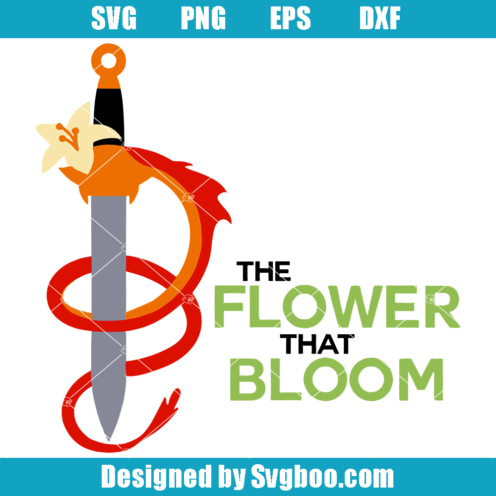 Mulan Sword Svg, Mulan Flower Svg, Mushu Svg, Mulan Svg Mulan Sword Svg