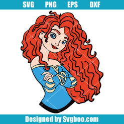 Princess Merida Svg