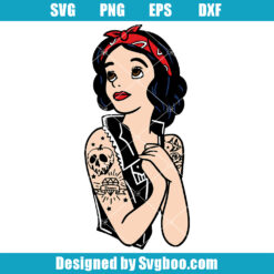 Punk Goth Princess Svg