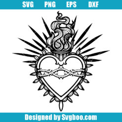 Sacred Heart Svg