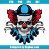 Scary Clown Face Svg
