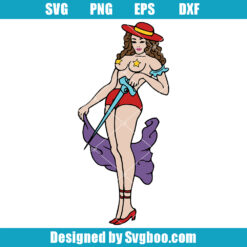 Sexy Vintage Girl Svg