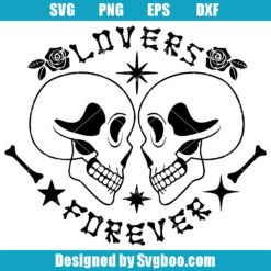 Skull Lovers Svg