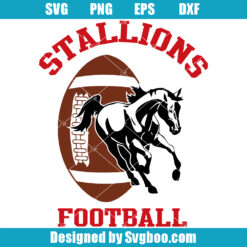 Stallions Football Svg