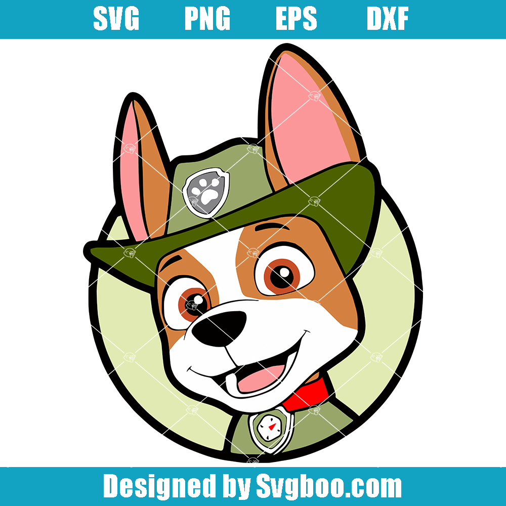 Tracker Paw Patrol Svg, Chihuahua-Potcake Svg, Cartoon Svg Tracker Paw Patrol Svg