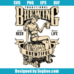 Traditional Brewing Svg, Live for Beer Svg, Beer for Life Svg