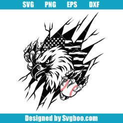 US Eagle Baseball Svg