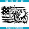US Eagle with Compass Svg