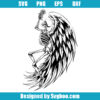 Winged Death Skeleton Svg