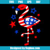 4th of July Flamingo Svg