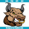 Bull Face Closeup Svg
