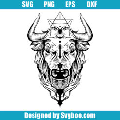 Bull Head Svg