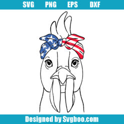 Chicken Bandana Svg