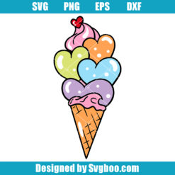 Colorful Ice Cream Svg