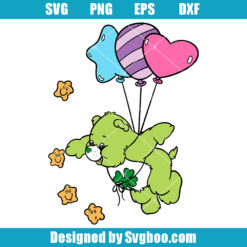 Cute Bears with balloons Svg