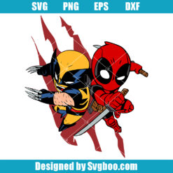 Deadpool and Wolverine Svg
