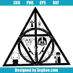 Deathly Hallows Symbol Svg, Star Wars Svg, Harry Potter Svg
