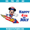Disney Happy 4th of July Svg