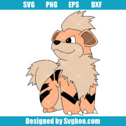 Growlithe Pokemon Svg, Pokemon Cartoon Svg, Anime Japan Svg