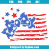 Grunge American Flag Svg
