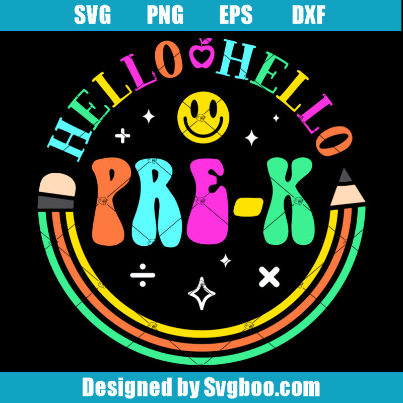 Hello First Grade Worksheet Hello First Grade Svg, First Grade Teacher Svg