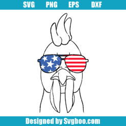 July 4th Chicken Svg