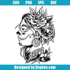 La Catrina Svg, Lady Dead Svg