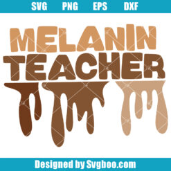 Melanin Teacher Magic Svg