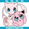 Mew and Jigglypuff Svg