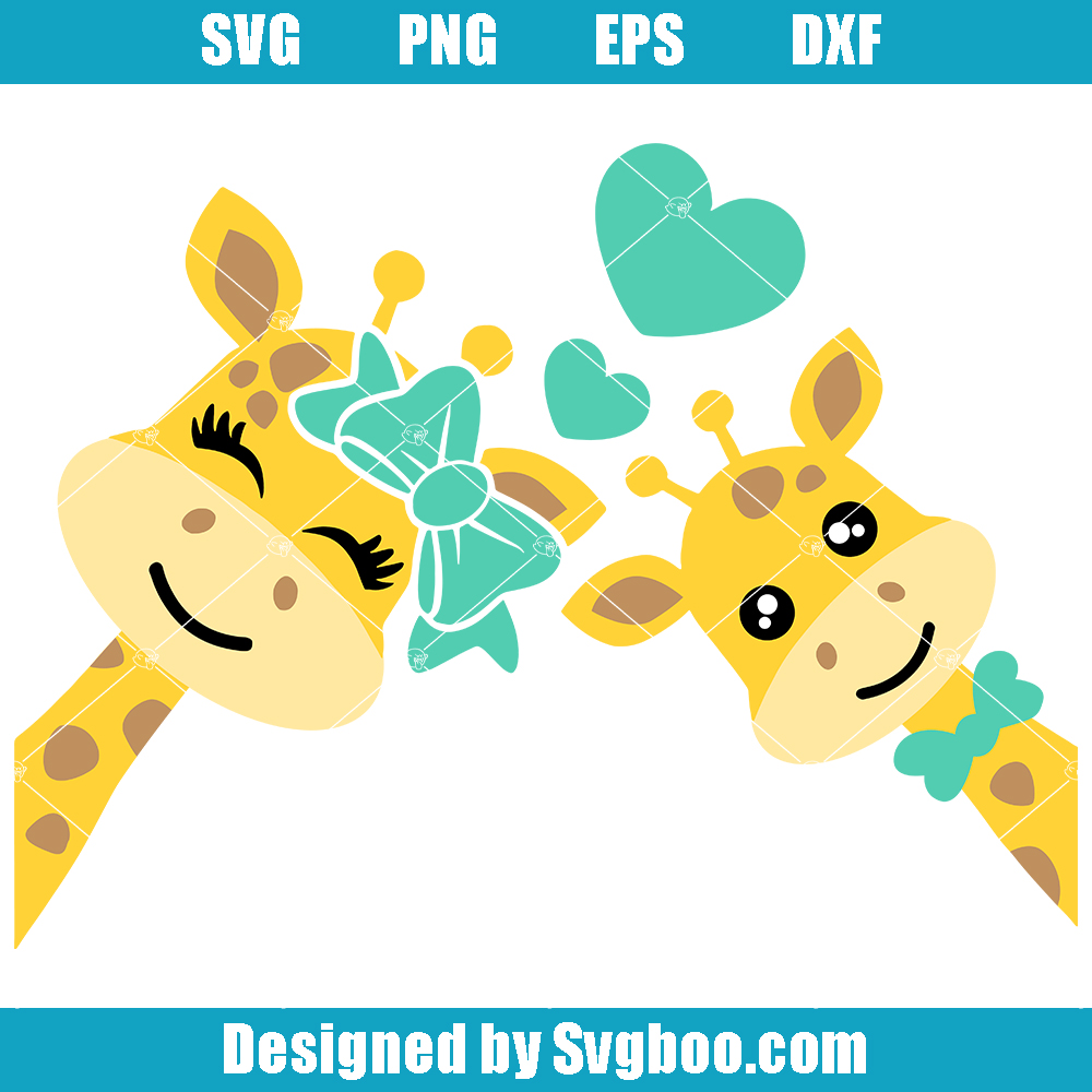 Mom and Baby Boy Svg, Giraffe Family Svg, Mother's Day Svg