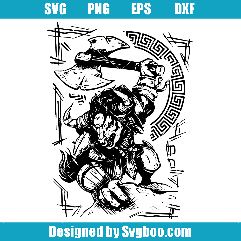Mythical Creature Svg, Minotaur Svg, Monster Svg Mythical Creature Svg