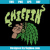Native American Chief Smoking Cannabis Svg