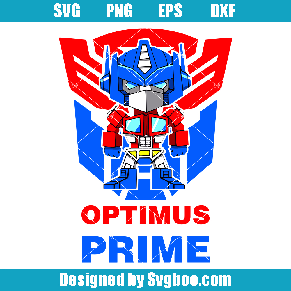 Optimus Prime Svg, Transformers Svg, Superhero Robot Svg