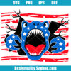 Patriotic Unicorn Svg