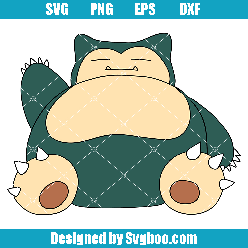 Snorlax Pokemon Svg, Pokemon Cartoon Svg, Anime Japan Svg