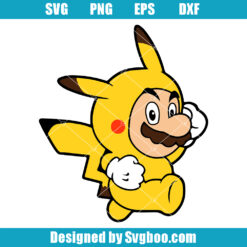Super Mario Pikachu Svg