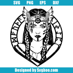 Viking Woman Svg