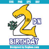 2nd Birthday Shark Svg