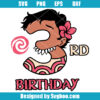 3rd Birthday Moana Svg