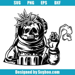 Astronaut Smoking Joint Svg