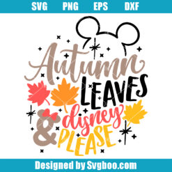 Autumn Leaves Svg