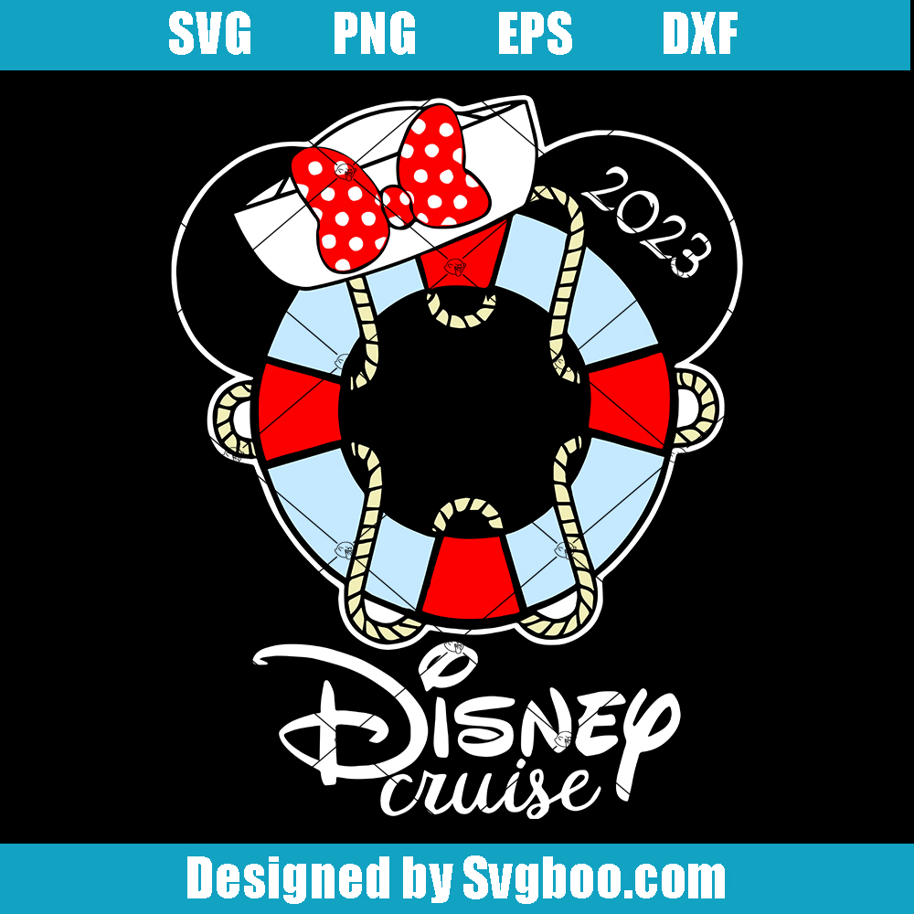 Disney Cruise 2023 Minnie Mouse Svg, Minnie Sailor Svg