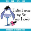 Eeyore Wine Glass Svg