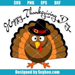 Happy Turkey Day Svg, Thanksgiving Svg, Funny Turkey Svg