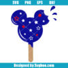 Ice Cream Mickey Mouse Head 4 Svg