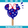 Ice Cream Minnie Mouse Head Svg