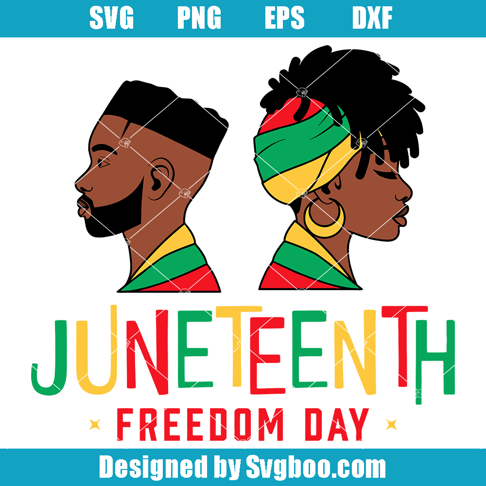Juneteenth Freedom Day People Svg, Black History Month Svg