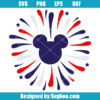 Mickey Mouse Head Fireworks Svg